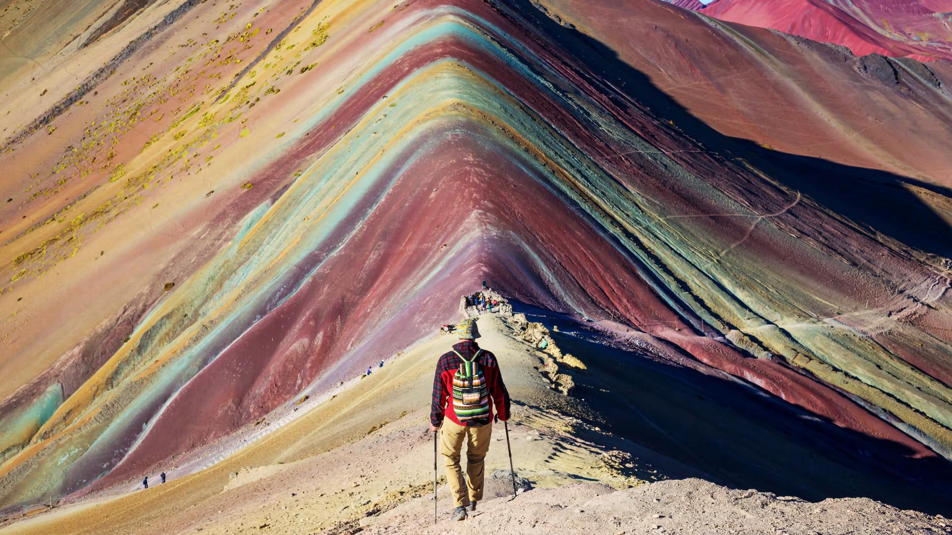 Private Rainbow Mountain & Red Valley Trek: Full Day High Altitude Hiking — photo 12